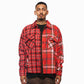 TWO TONE RED CHECKERED SHIRT