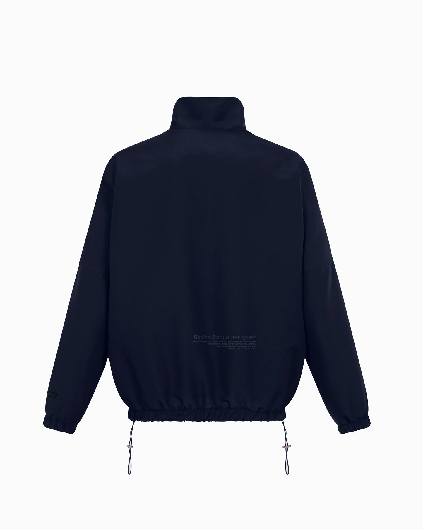 NYLON ¾ ZIP TRACK JACKET IN BLUE.