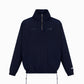 NYLON ¾ ZIP TRACK JACKET IN BLUE.