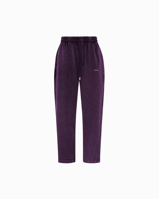 CHROME PURP BASIC SWEATPANTS W/ZIP