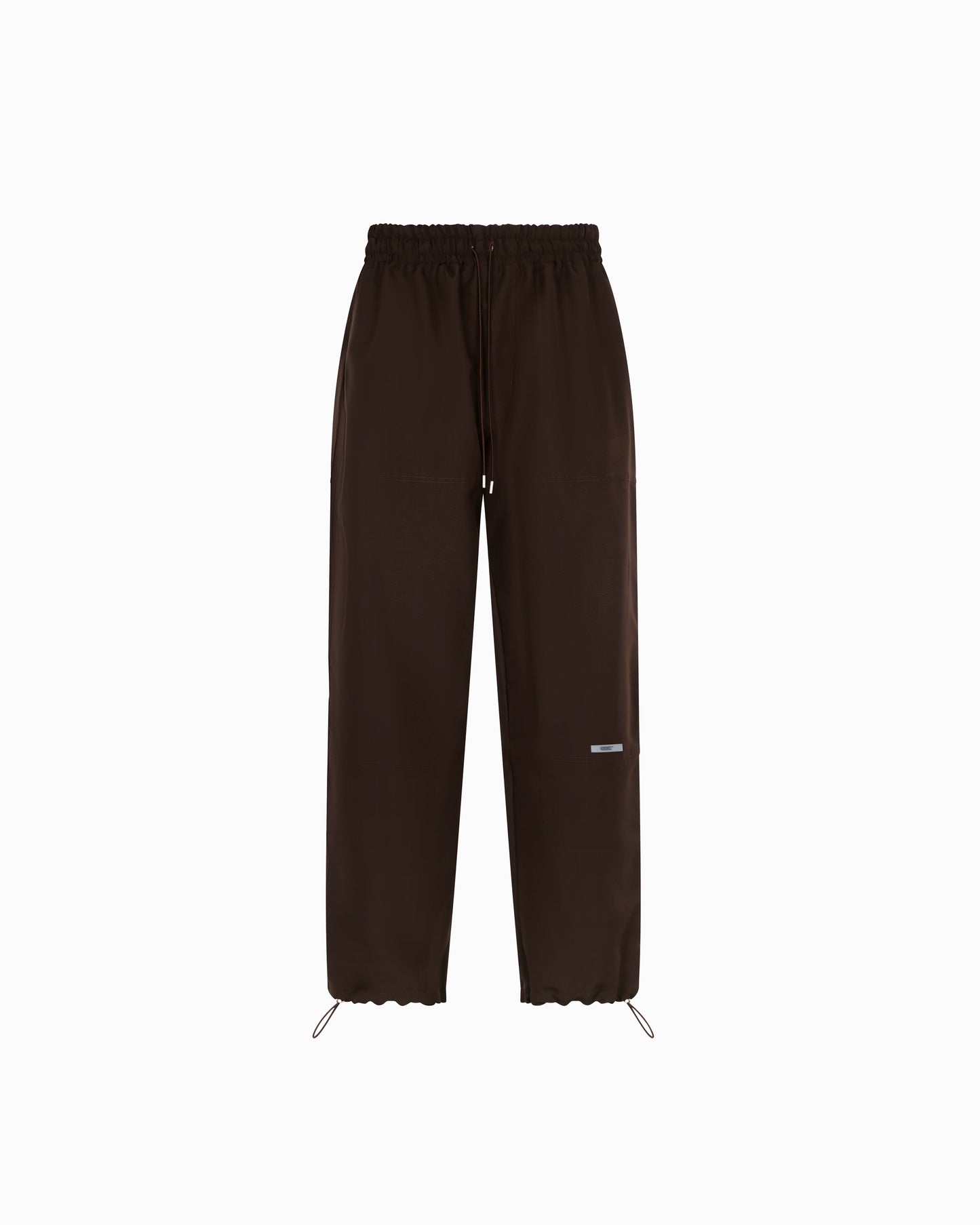 NYLON TRACK PANTS IN BROWN