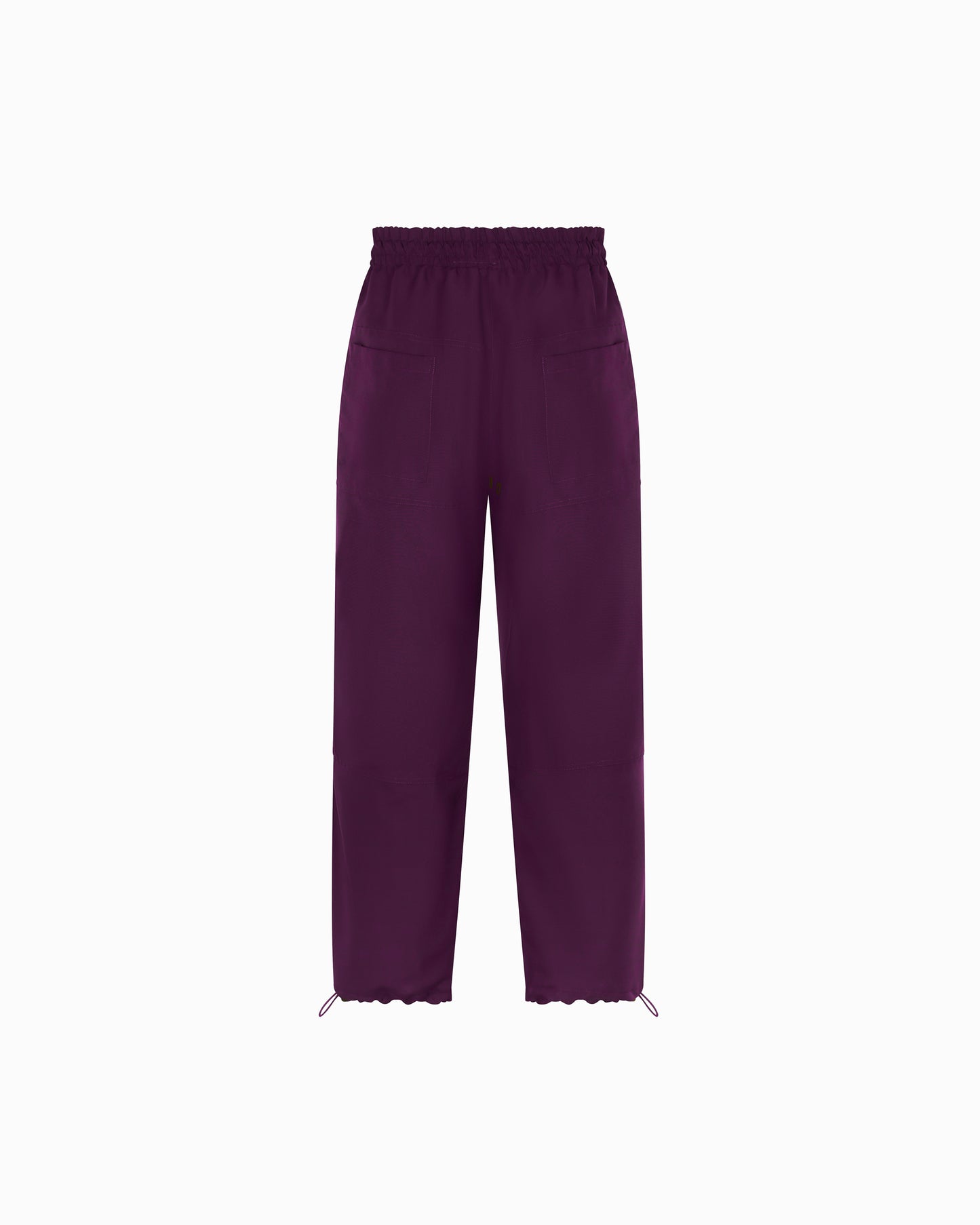 NYLON TRACK PANTS IN PURP