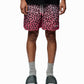 PINK LEOPARD GRADIENT MESH SHORTS