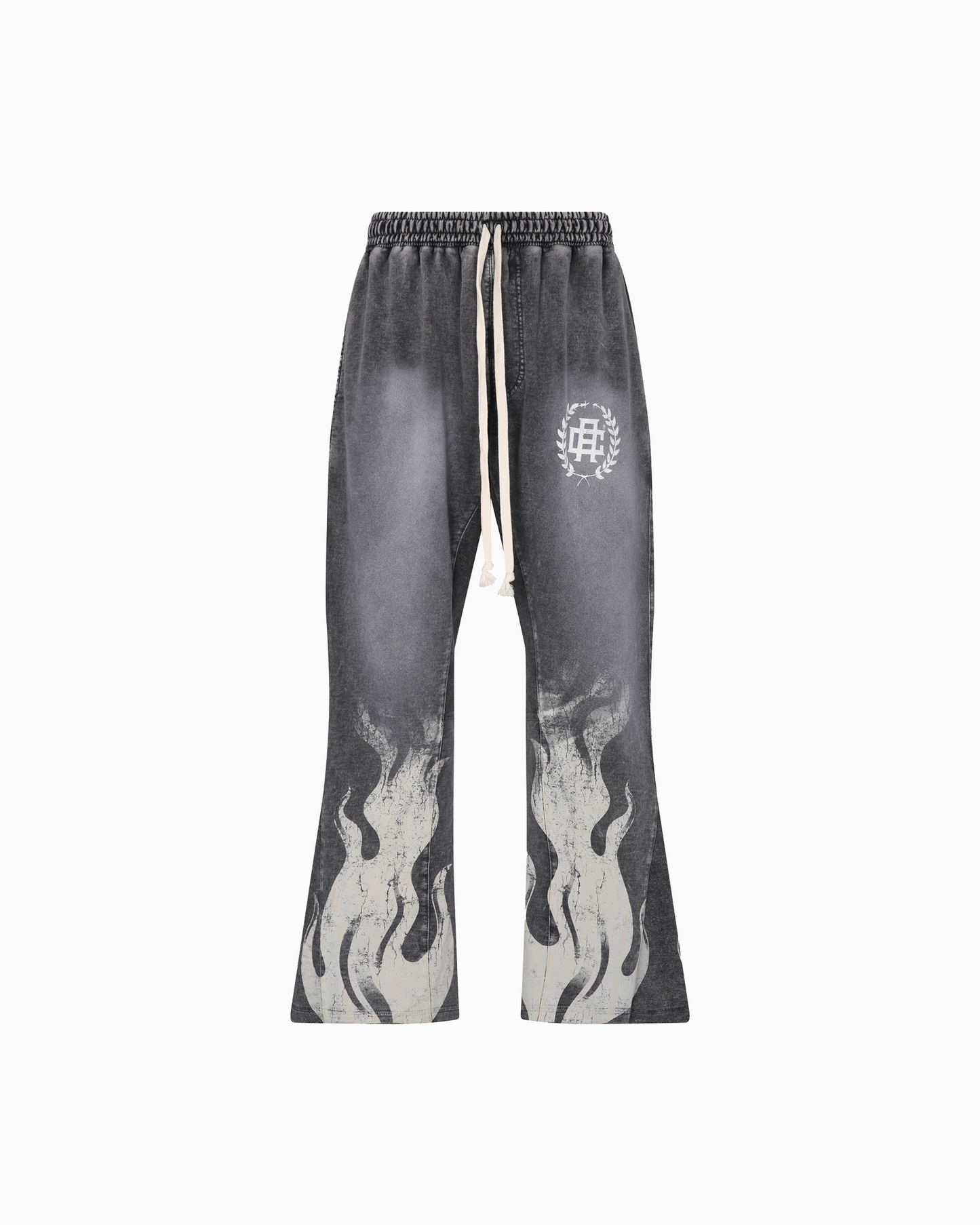 FLAMESSS FLARE CHROME SWEATPANTS