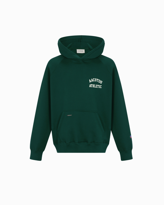 ATHLETIC RANGLAN GREEN HOODIE