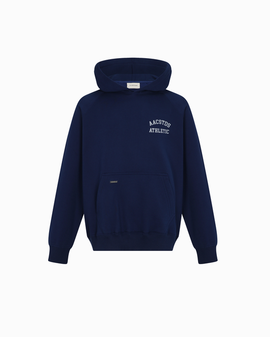 ATHLETIC RANGLAN BLUE HOODIE