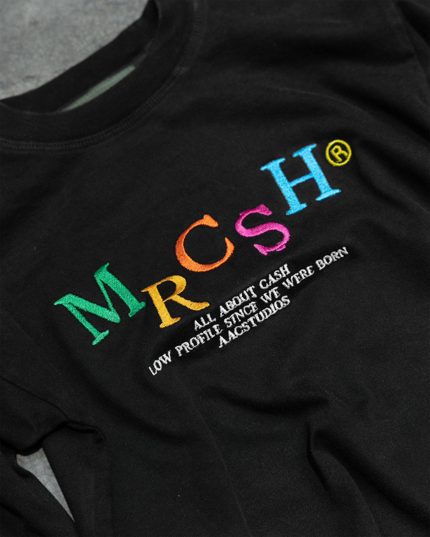 MRCSH EMBROIDERY LONGSLEEVE TEE