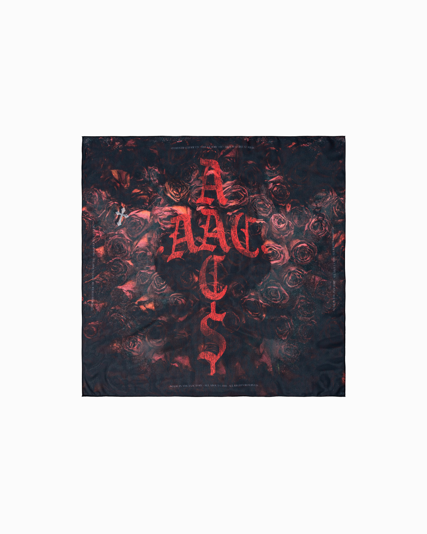 RED FK TEARS BANDANA