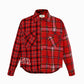 TWO TONE RED CHECKERED SHIRT