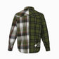 TWO TONE GREEN CHECKERED SHIRT