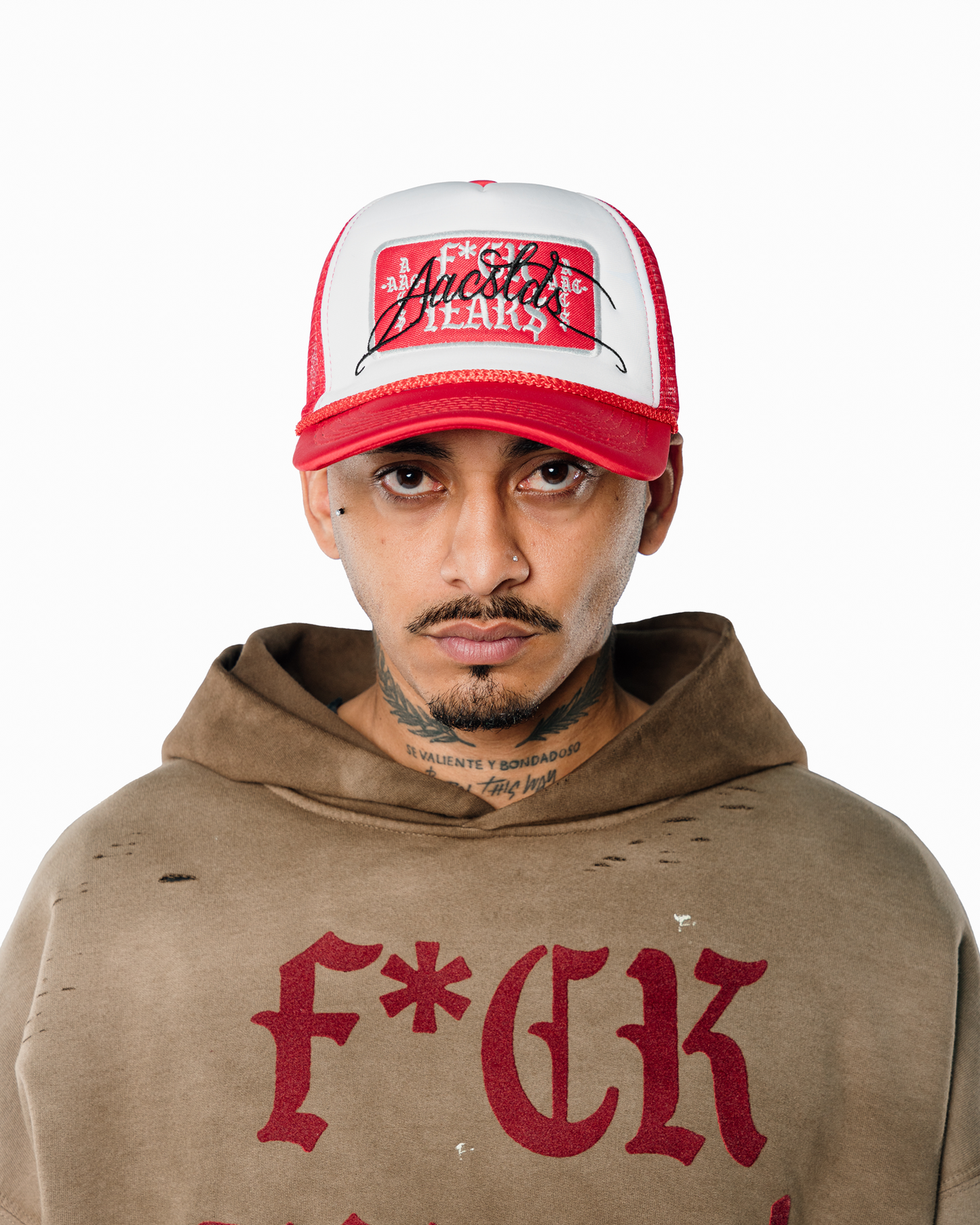 FK TEARS RED TRUCKER CAP