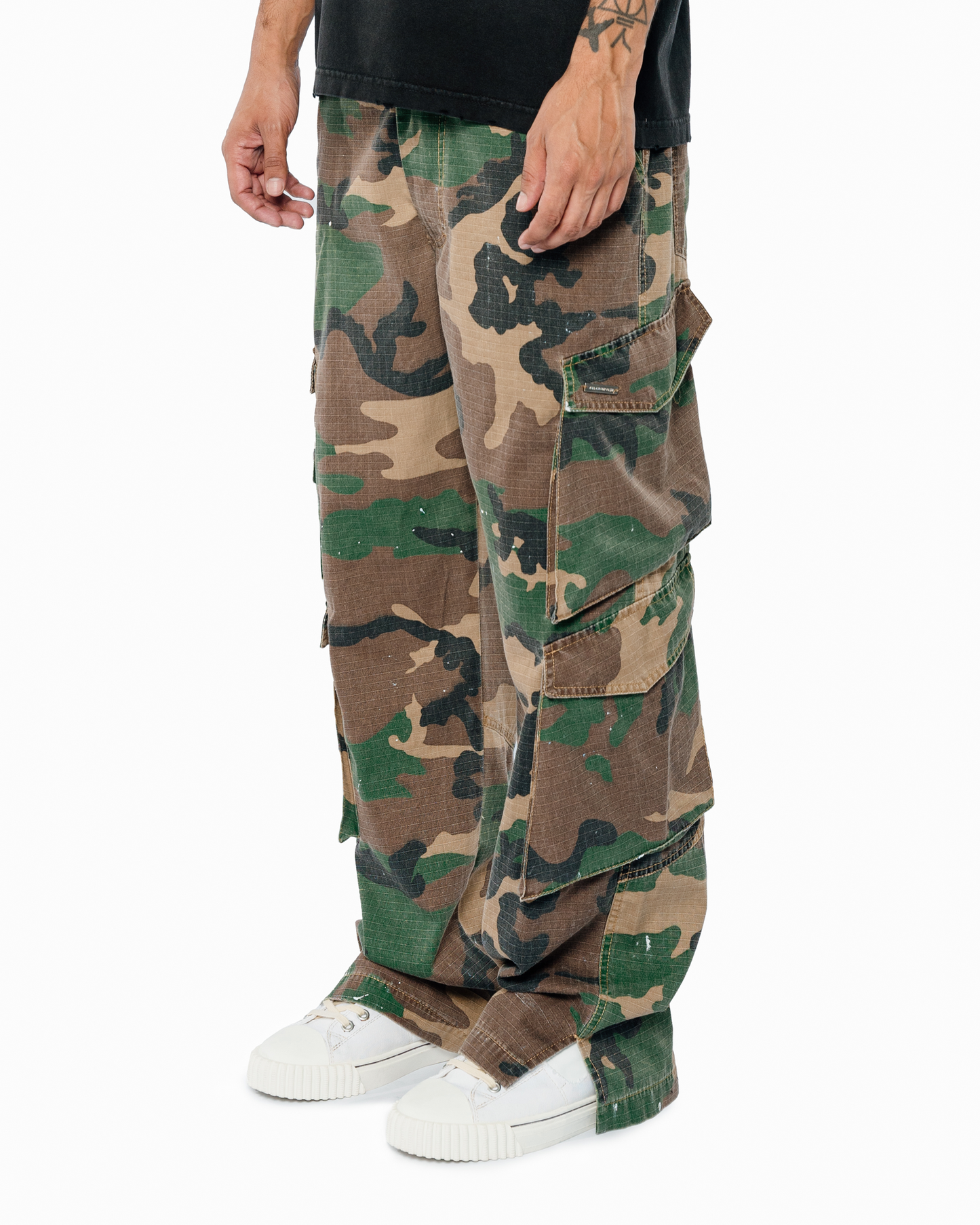 FOUR POCKET CARGO CAMO PANTS