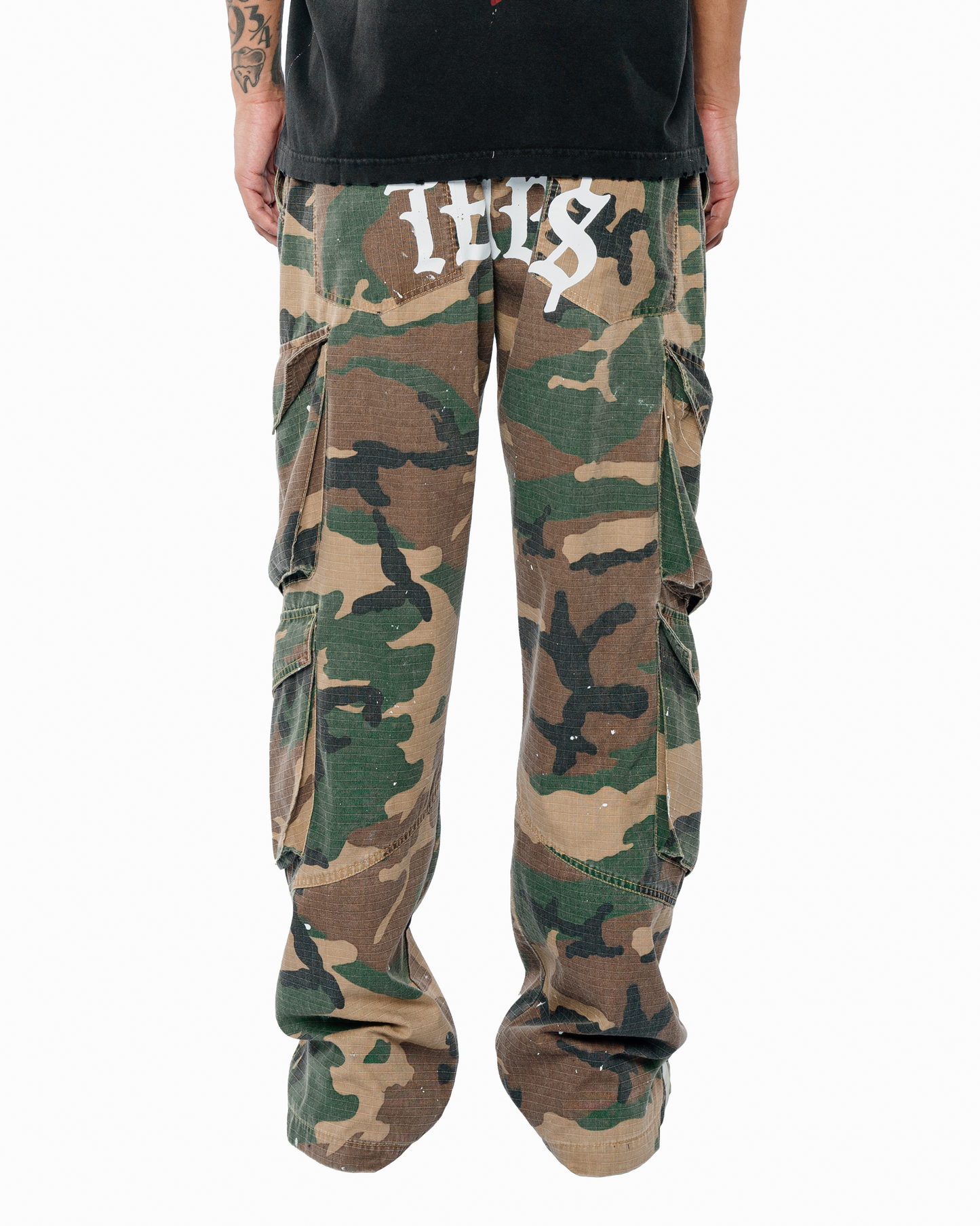 FOUR POCKET CARGO CAMO PANTS