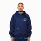 ATHLETIC RANGLAN BLUE HOODIE