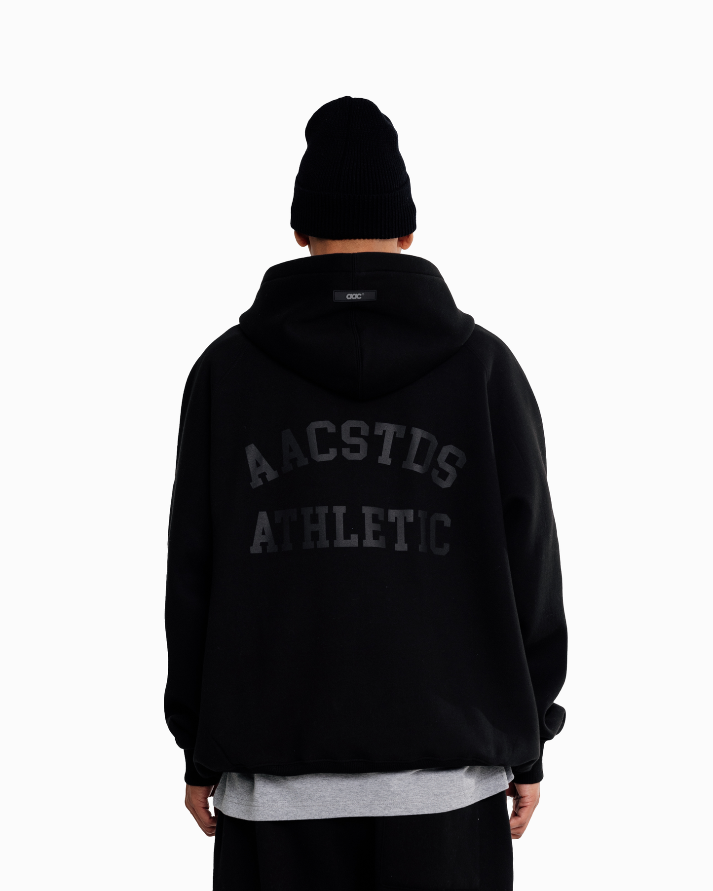 ATHLETIC RANGLAN BLAACK HOODIE