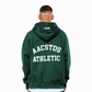 ATHLETIC RANGLAN GREEN HOODIE