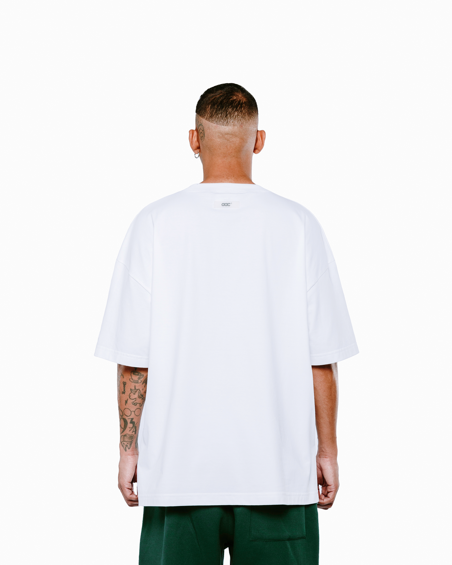 ATHLETIC WHITE HD TEE