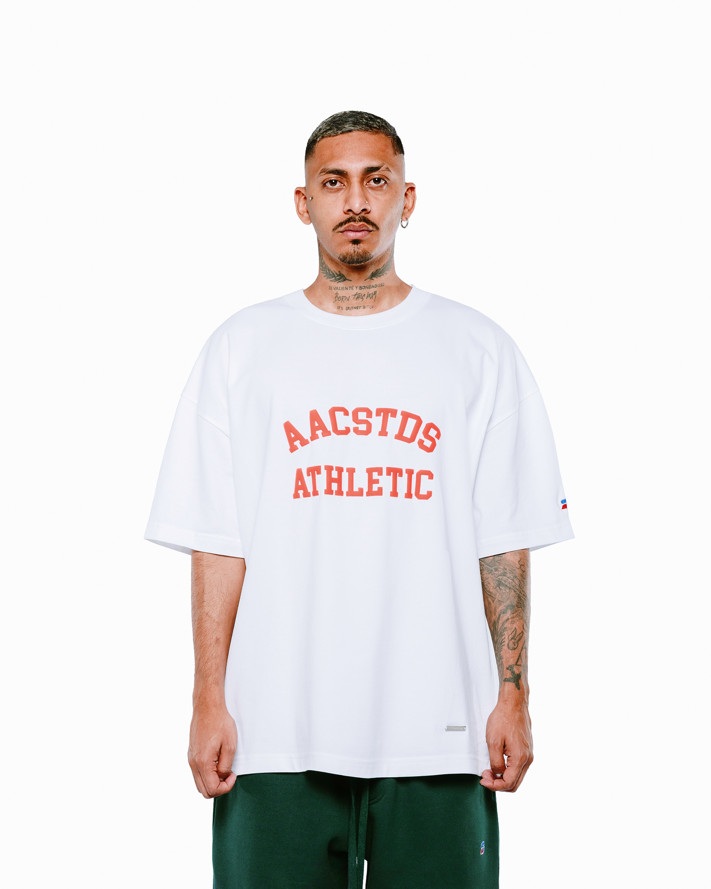 ATHLETIC WHITE HD TEE