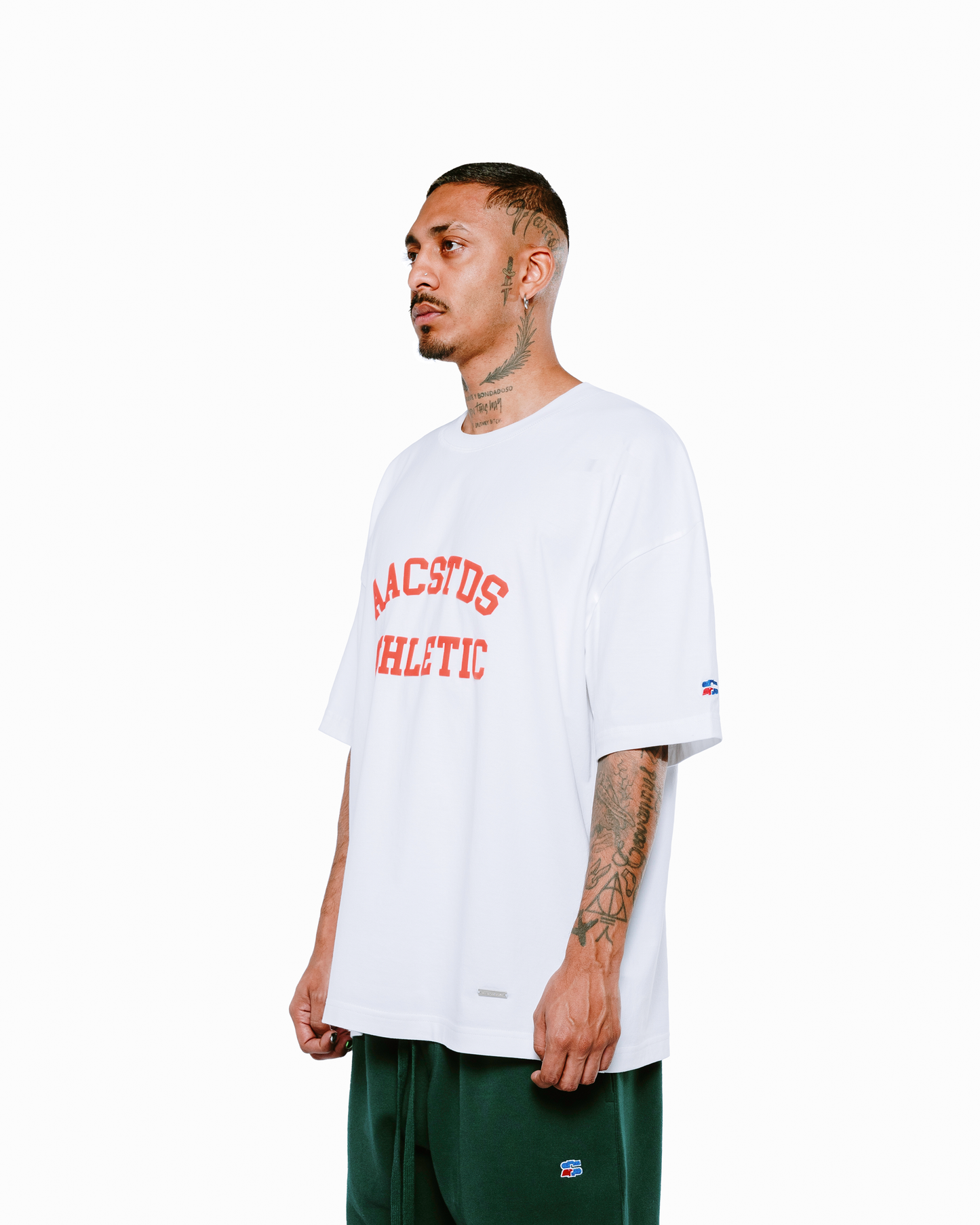 ATHLETIC WHITE HD TEE