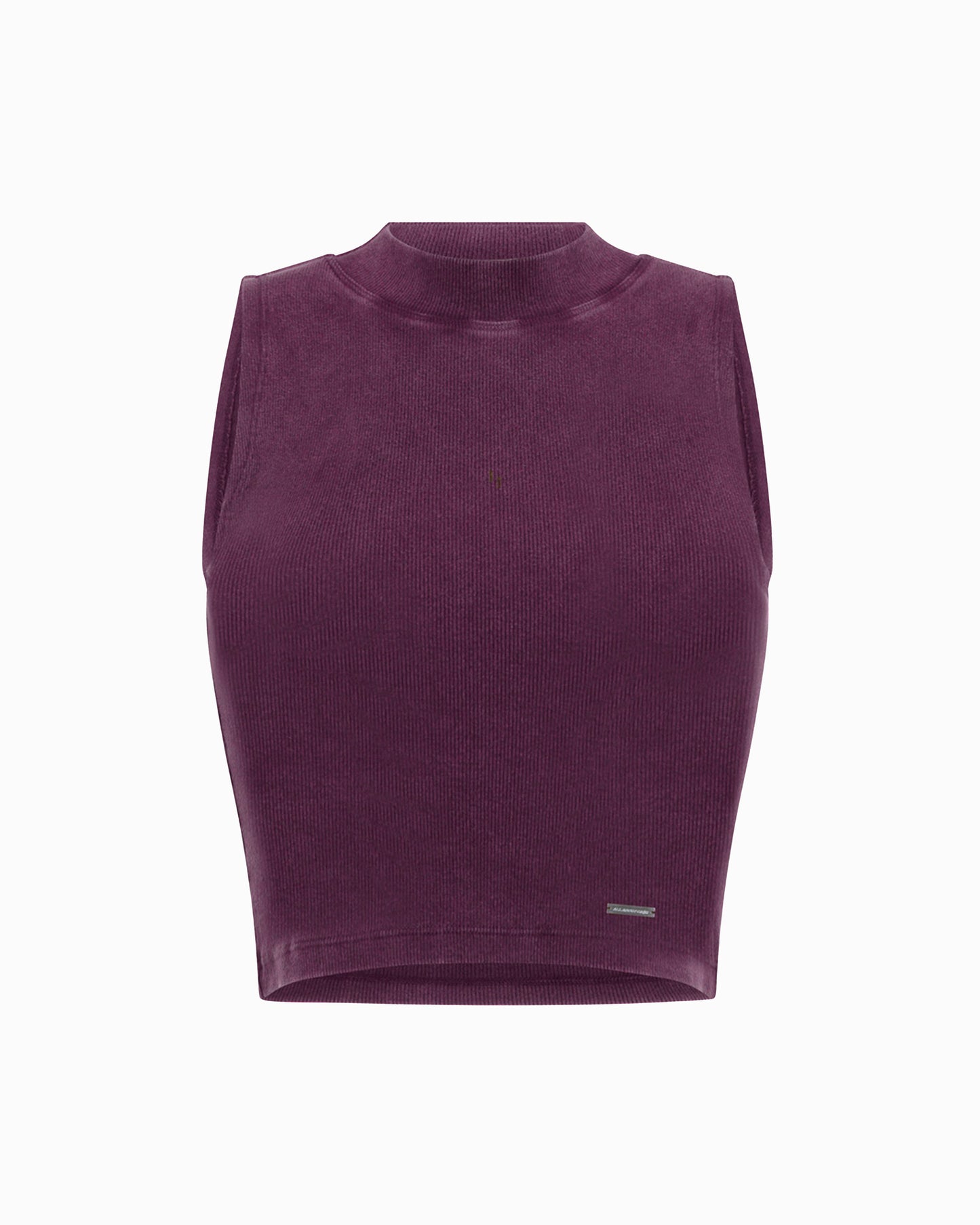 RIBBED CHROME PURP TOP (HEAVY WEIGHT)